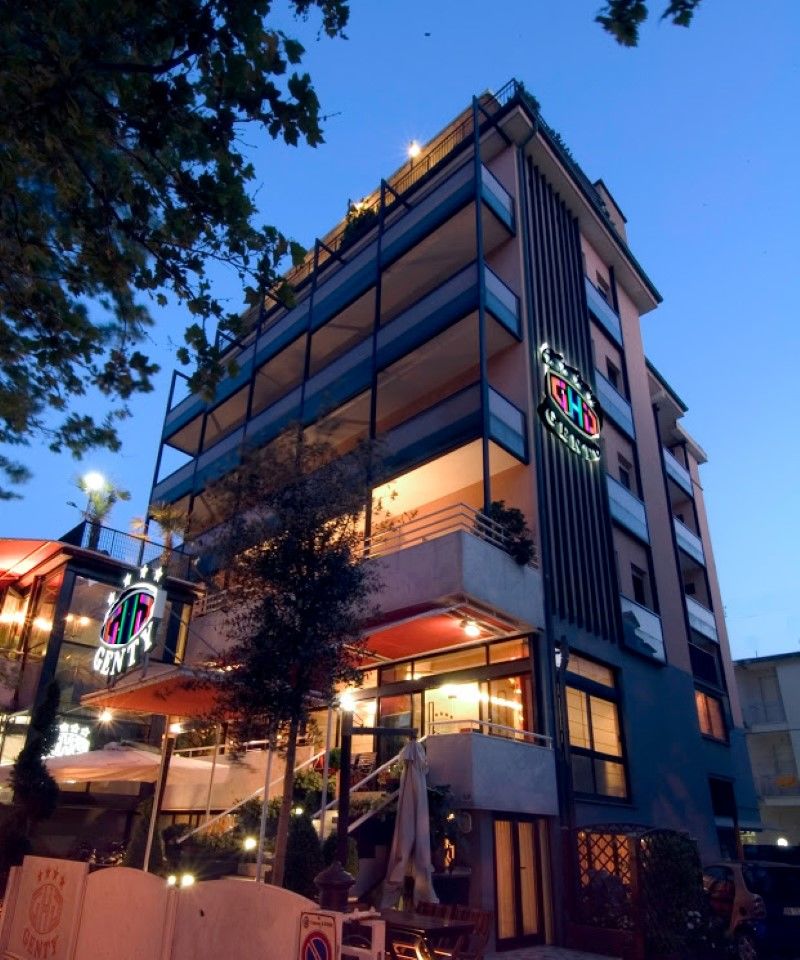 Hotel Genty ริมินี ภายนอก รูปภาพ